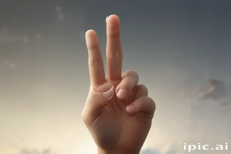 middle finger background