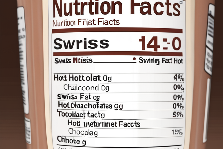 nutrition facts swiss miss hot chocolate