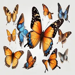 butterflies png transparent