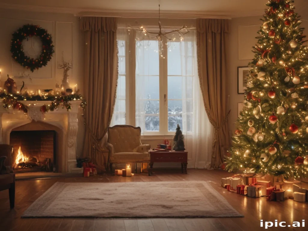 aesthetic christmas background