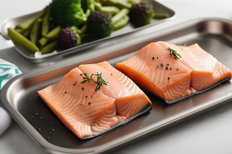 can u air fry frozen salmon