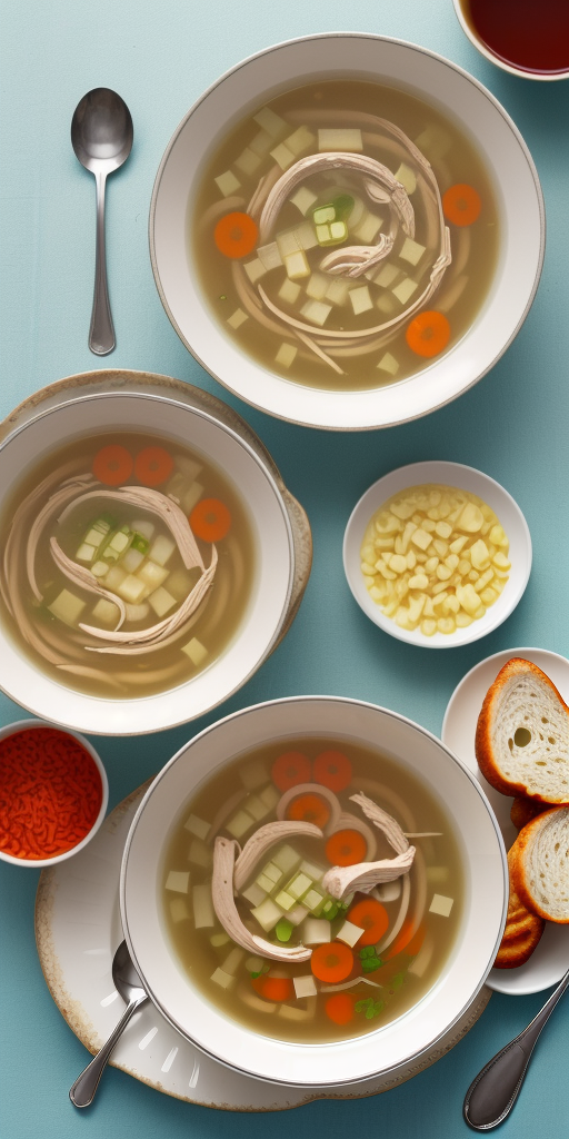 what to eat with chicken soup