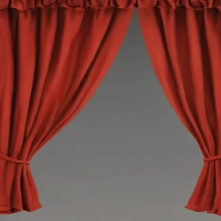 red curtain png