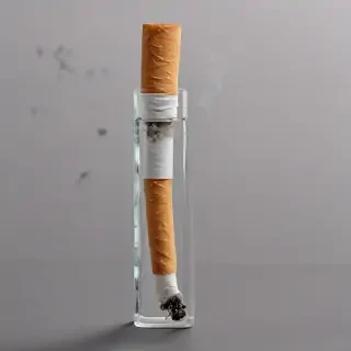 transparent cigarette