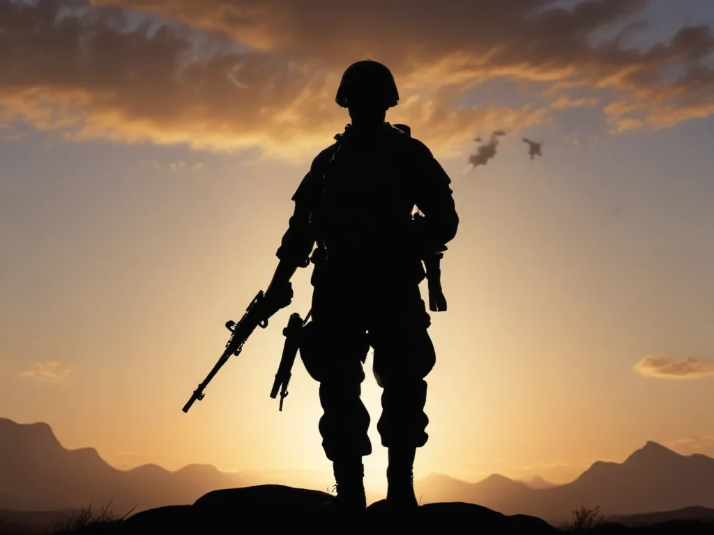 soldier silhouette png