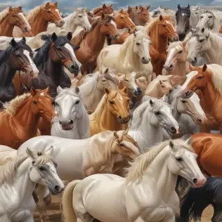 horses cartoon