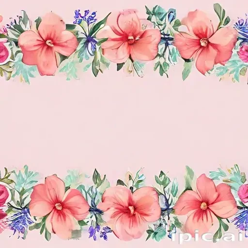 clipart borders flowers