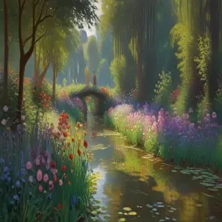 monet paintings wallpaper