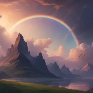 aesthetic wallpapers rainbow