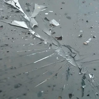 broken glass texture