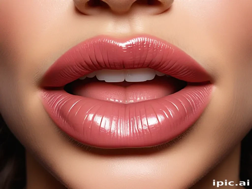 glossy lips png