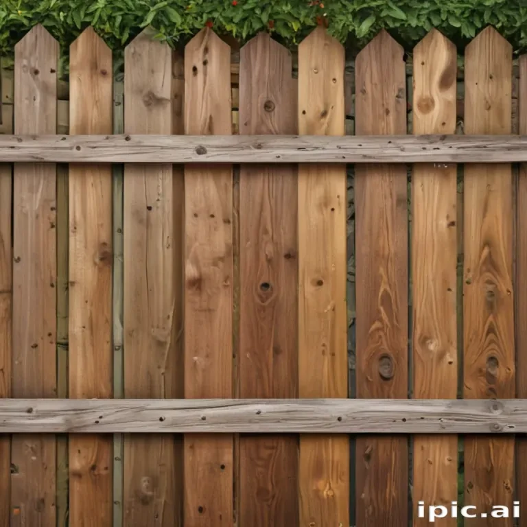 wood fence png