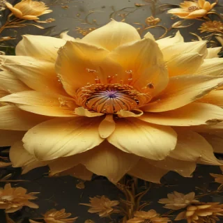 gold flower
