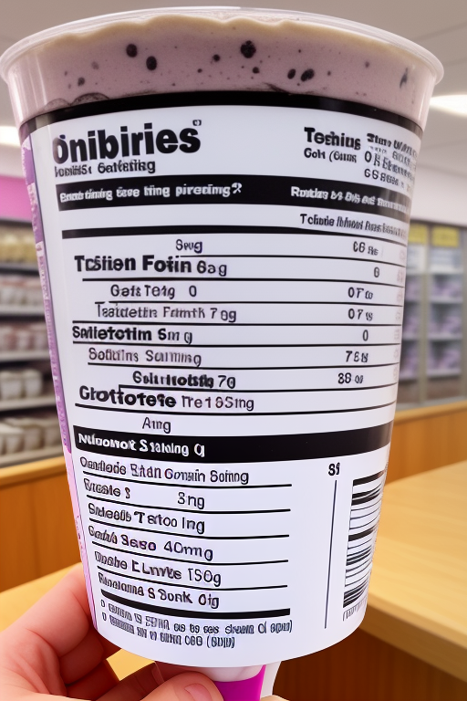 baskin robbins oreo shake nutrition facts
