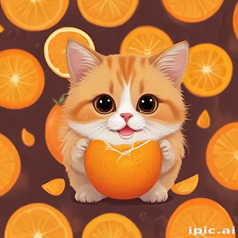 cute orange background