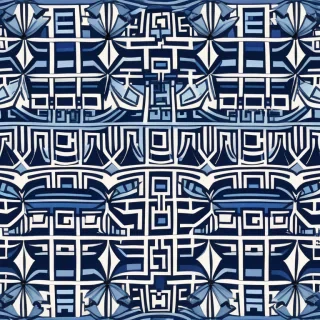 blue pattern