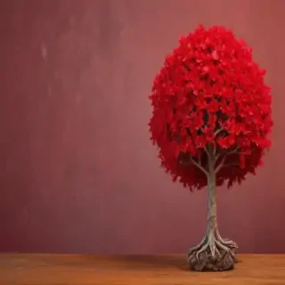 red bg plain