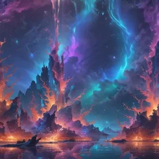 holographic wallpaper