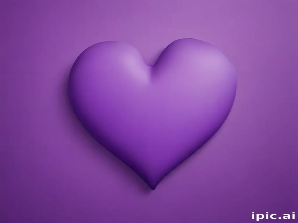 purple wallpaper heart
