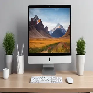 computer mockup