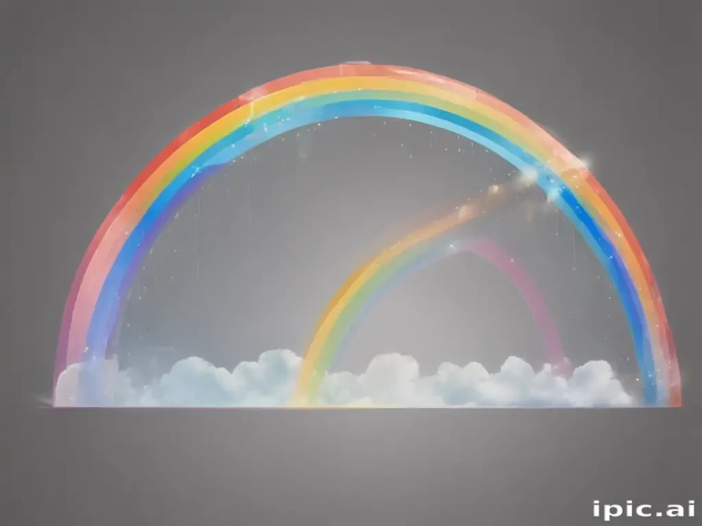 transparent background rainbow clipart