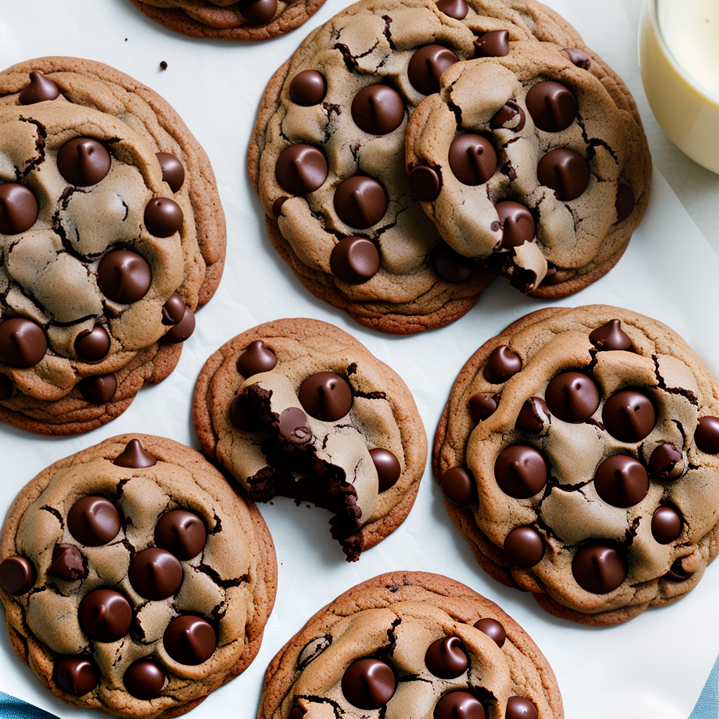 gluten free double chocolate chip cookies