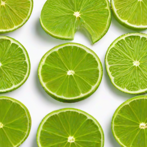 green on white background