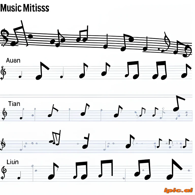 music notes transparent