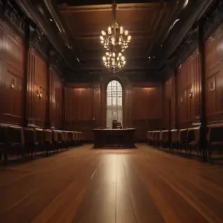 court room background