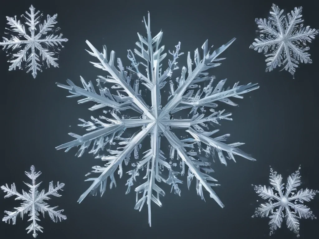 snowflake clipart free
