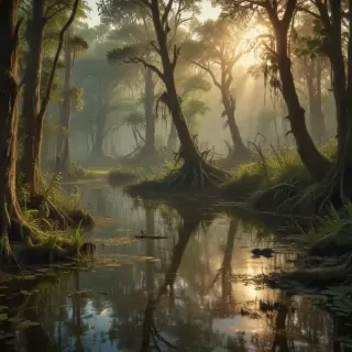 swamp background
