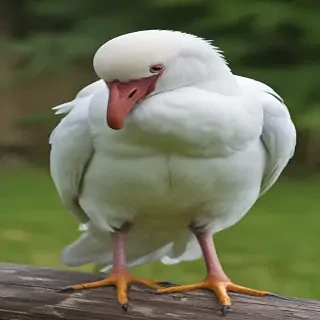 preening