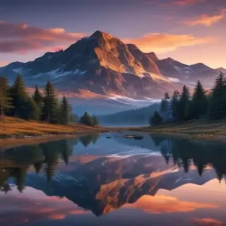 aesthetic mountain wallpaper