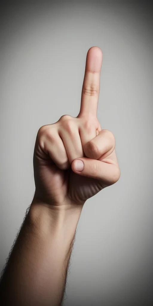 finger pointing at you