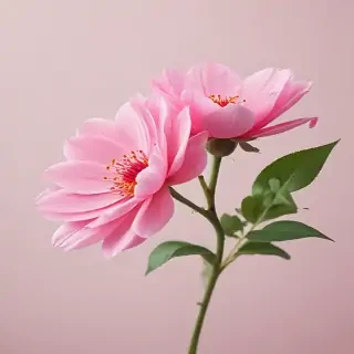 pink flower transparent background