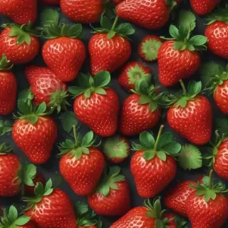 strawberry background aesthetic