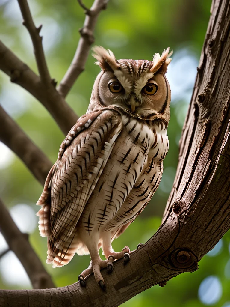 screech owl sound