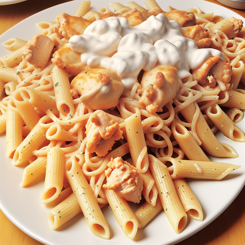 buffalo wild wings chicken pasta