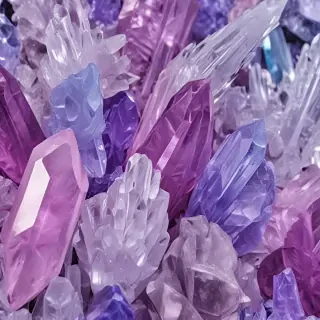 crystals background