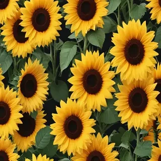 aesthetic sunflower background