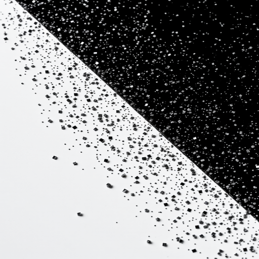 black with glitter