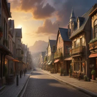 town background
