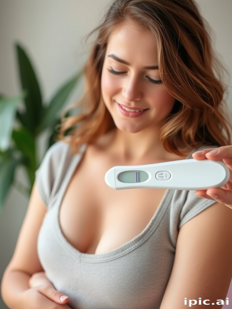 positive pregnancy test images