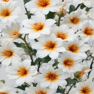 flower with white background