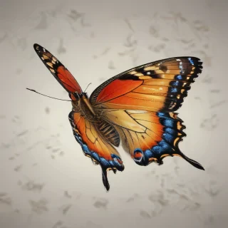 butterfly with no background