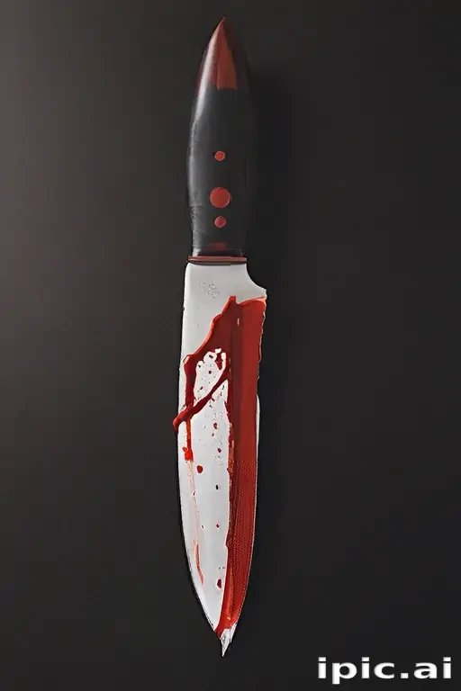 bloody knife aesthetic