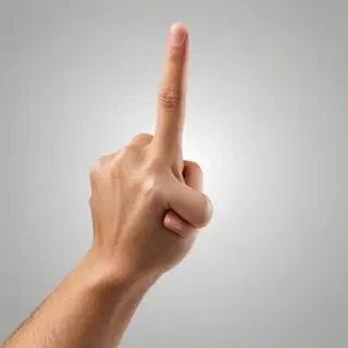 finger point png