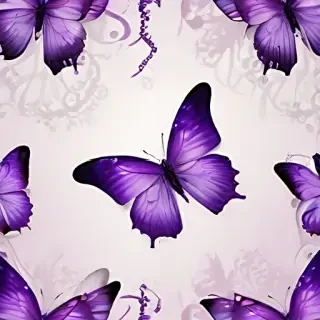 purple butterflies wallpaper