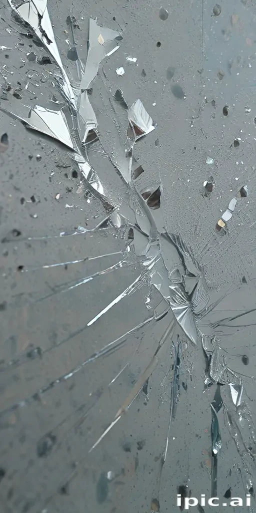 broken glass texture