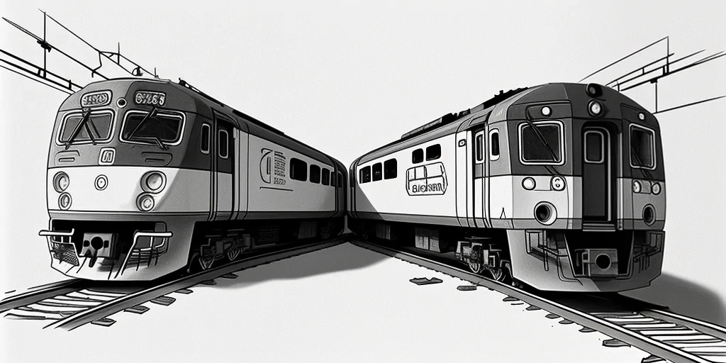 train drawing